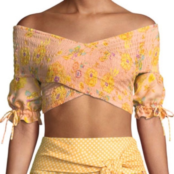 NWT Tularosa
Fran Smocked Floral Crop - Picture 4 of 9